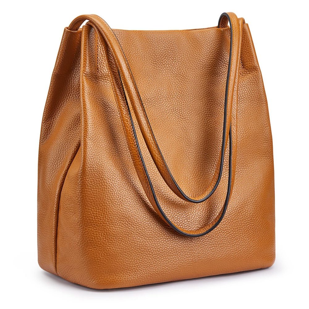Soft Genuine Leather Totes Shoulder Bag Purses And Handbags With Top :[